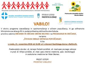 predavanje srčno popuščanja GD osteološko društvo MS vabilo 2018 2 VABILO